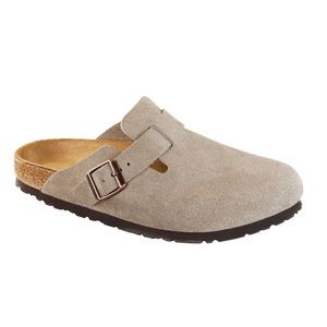 NWT Birkenstock Boston Suede Leather Taupe size 39